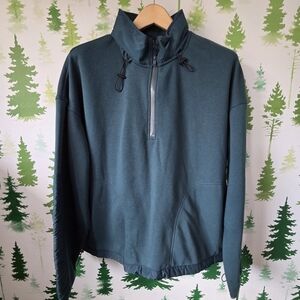 Bass Outdoor Convertible Hoodie Pullover Half-Zip Sweater